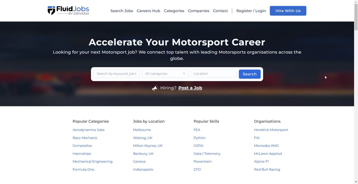 Fluidjobs.com - Motorsport Jobs