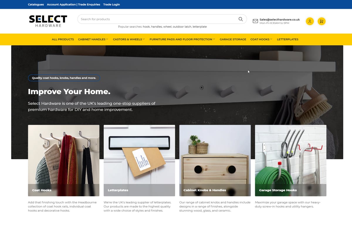 Case Study: Select Hardware E-commerce Launch